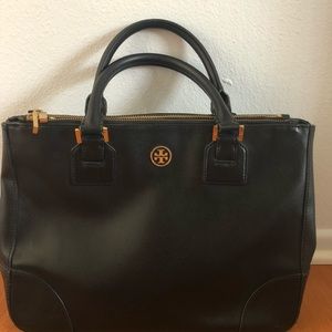 Tory Burch Double ZIP Robinson Tote